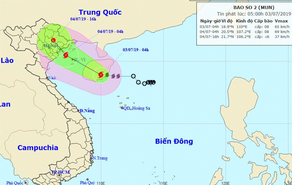 Typhoon Mun makes landfall in northern mainland - Vietnam Insider